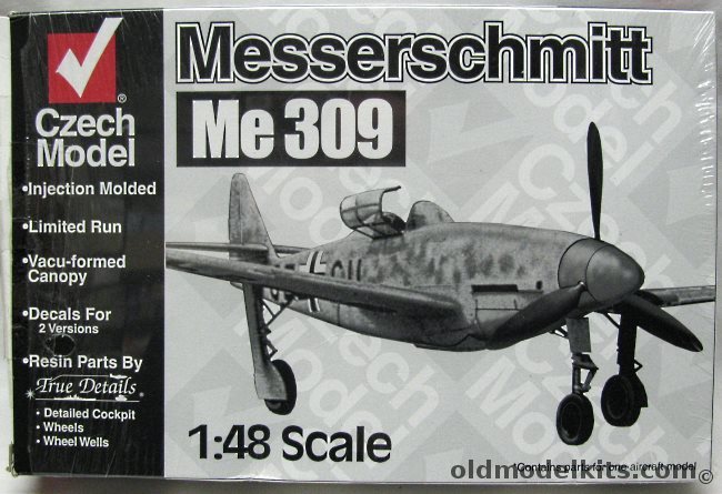 Czech Model 1/48 Messerschmitt Me-309, 4807 plastic model kit